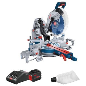 Akumulatorska stacionarna testera - ger Bosch GCM 18V-305 GDC; 2x ProCORE18V 12,0Ah (0601B43001)